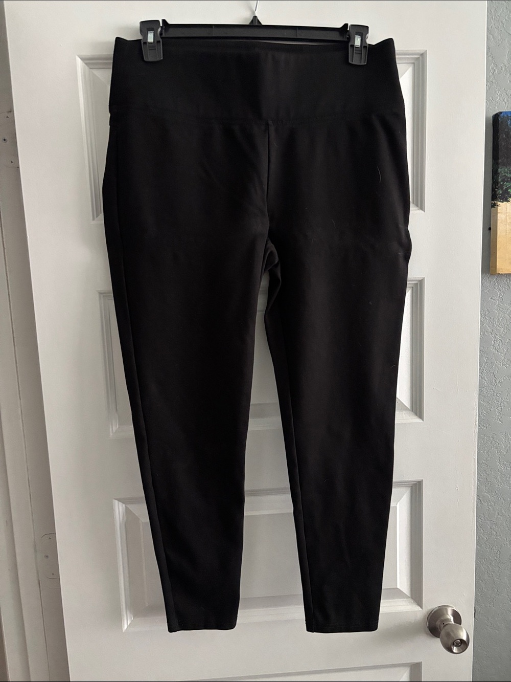 Black High-Waist Leggings - Women